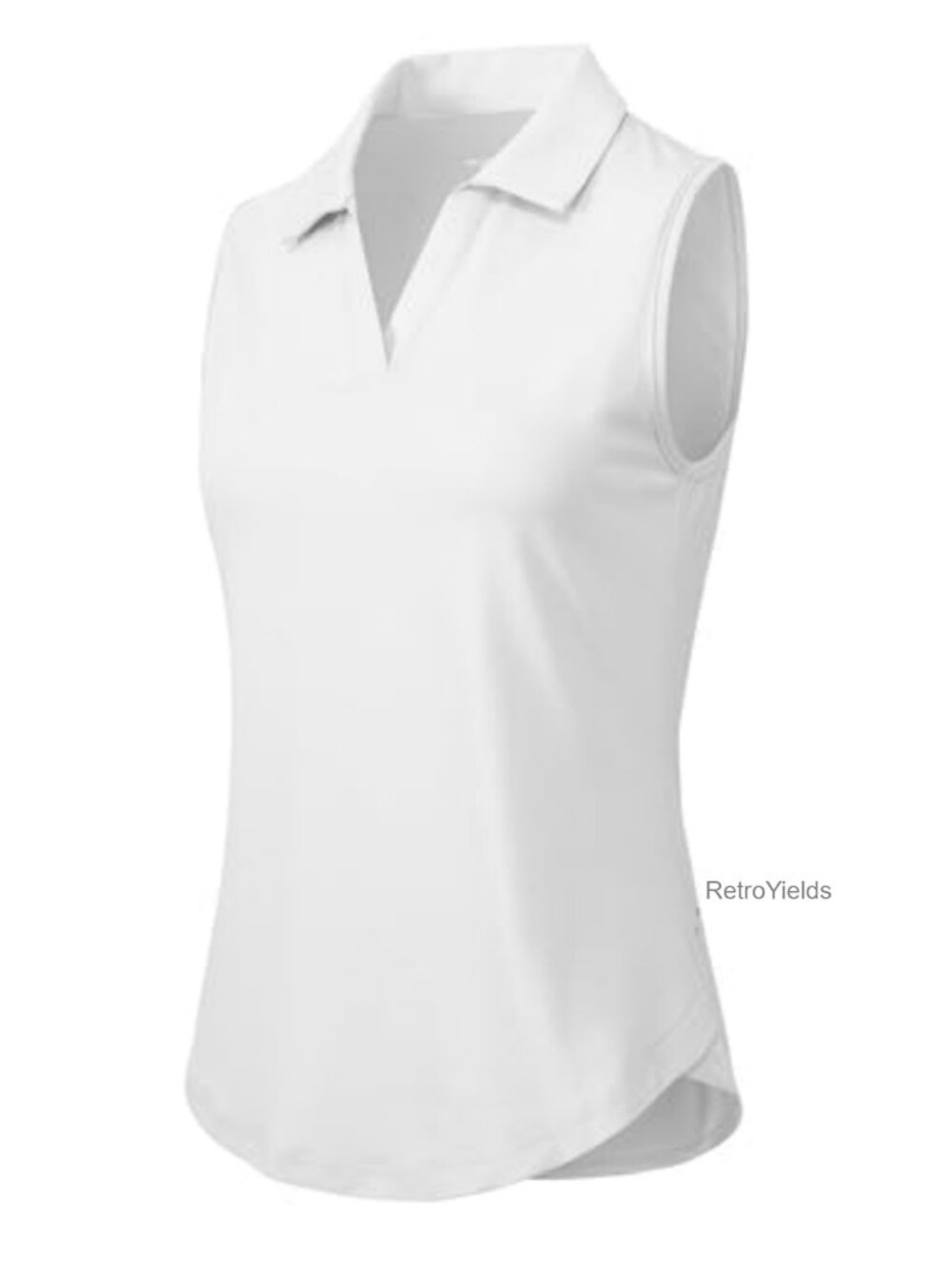 Women's Sleeveless Golf Polo Shirts V-Neck UPF 50+ Quick Dry